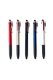 チャーム付メタルクリップ３色ボールペン