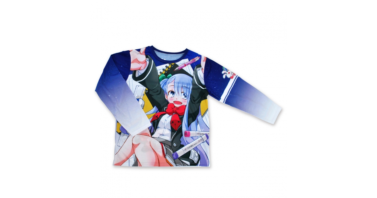 フルカラー長袖Tシャツ | オリジナルグッズ・アクリル・缶バッジ制作