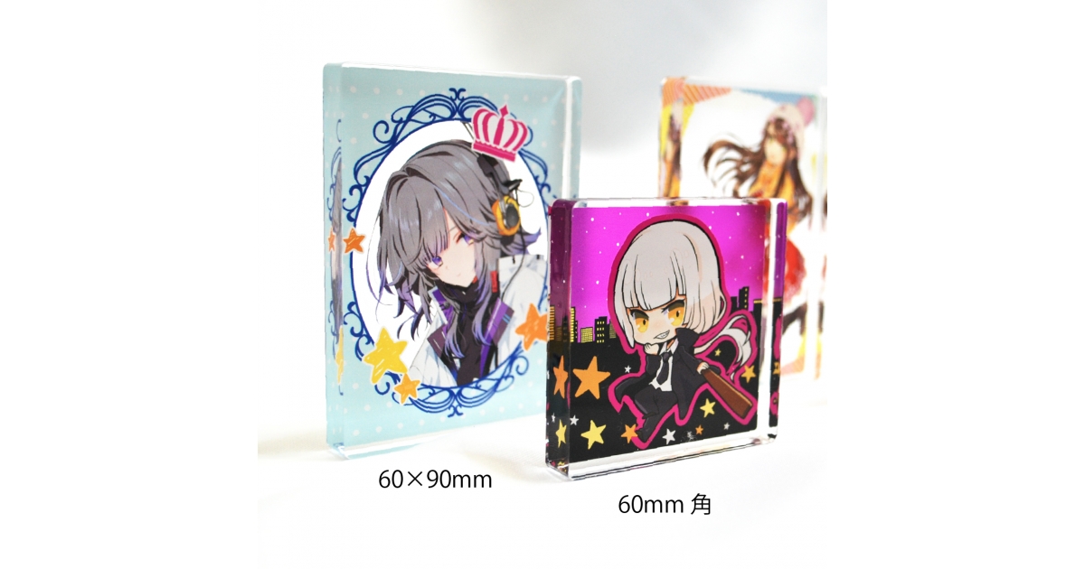 定価【新品未開封】缶バッジ2種類+フォト風カード+ミニアクリルブロック Paradox Live 5th Anniversary ミニアクリルブロック Ver.2