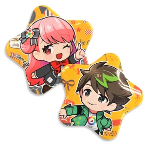星形缶バッジ