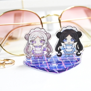 ペアアクリルスタンド（台座印刷あり）