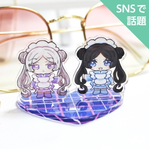 ペアアクリルスタンド（台座印刷あり）