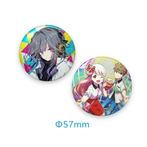 グリッター缶バッジ57mm