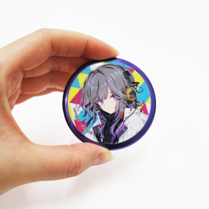 マイラーリング風缶バッジ57mm