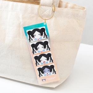 4カットフォト風オーロラアクリルキーホルダー