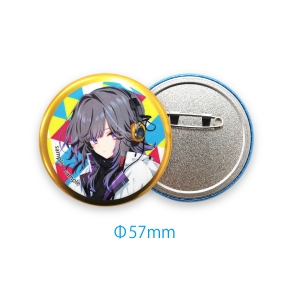 マイラーリング風缶バッジ57mm