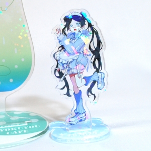 ホログラムアクリルスタンド(台座印刷あり)