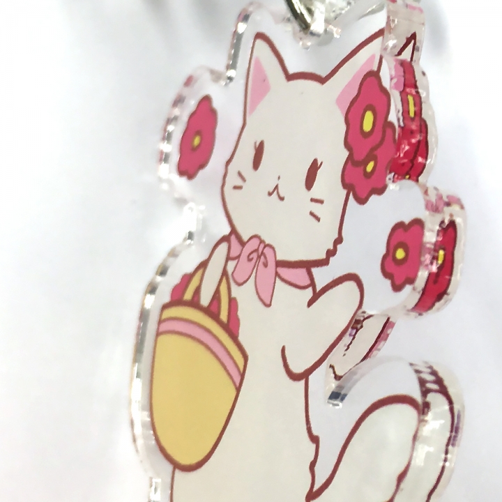 シンプルアクリルキーホルダー