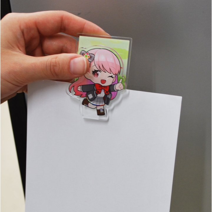 アクリルマグネットクリップ