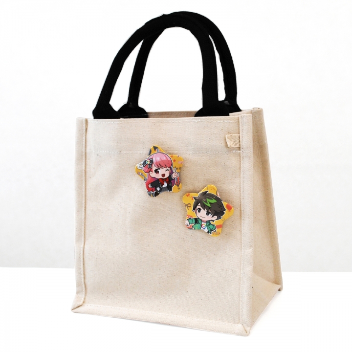 星形缶バッジ