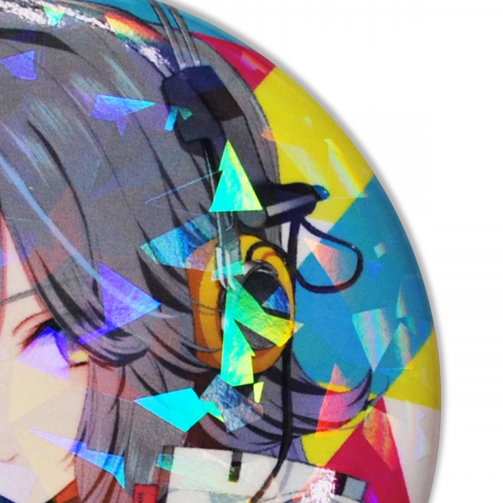 ホログラムPP缶バッジ76mm