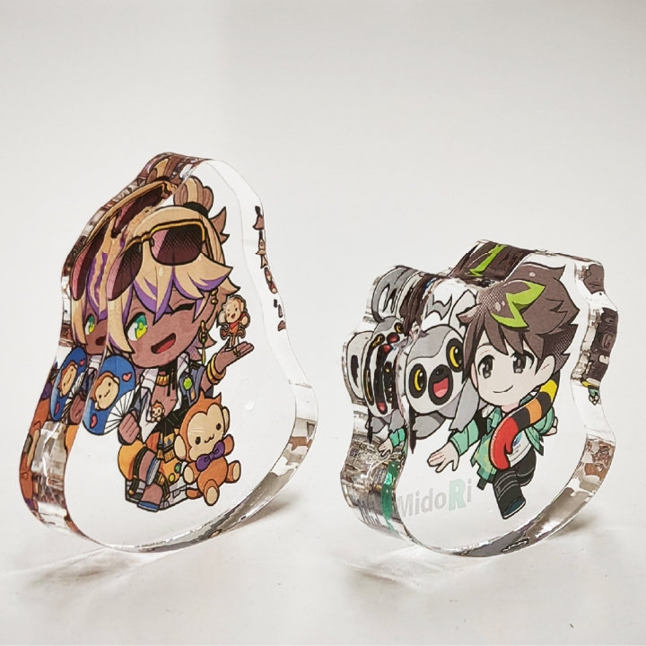ゆらゆらアクリルブロックスタンド