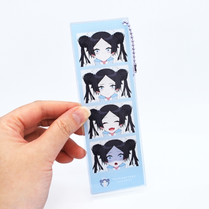 4カットフォト風アクリルキーホルダー