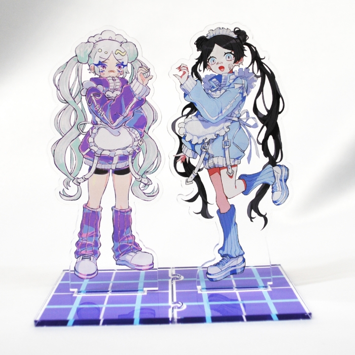 ペアアクリルスタンド（台座印刷なし）