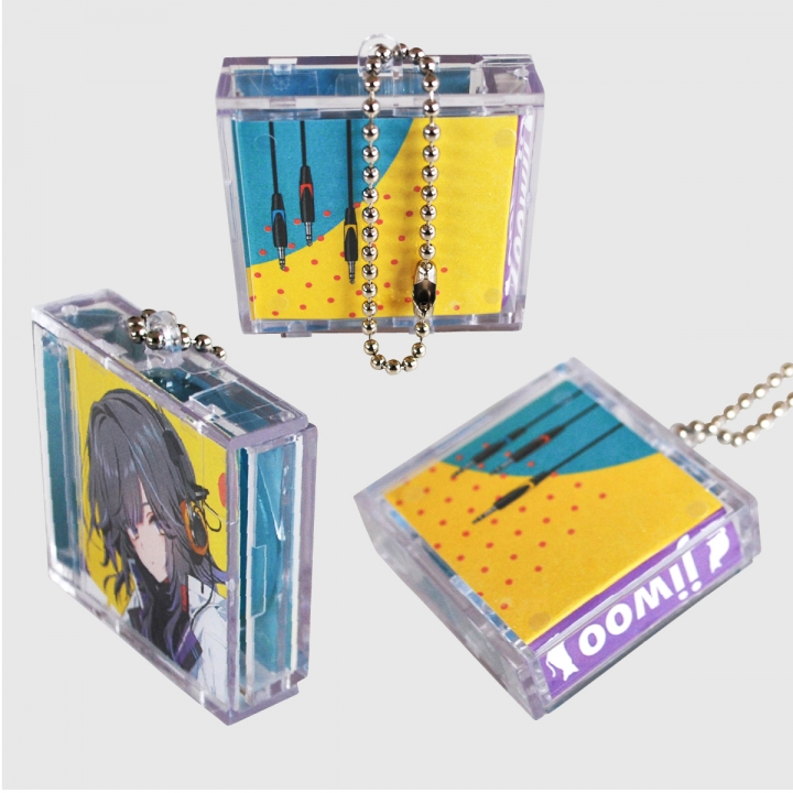 ボールチェーン付ミニCDケース