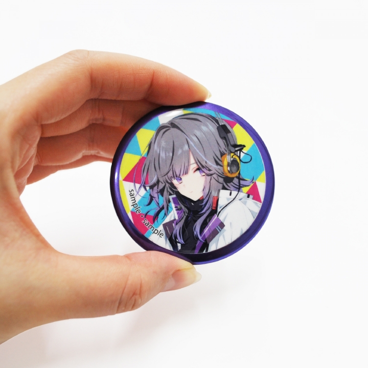 マイラーリング風缶バッジ57mm
