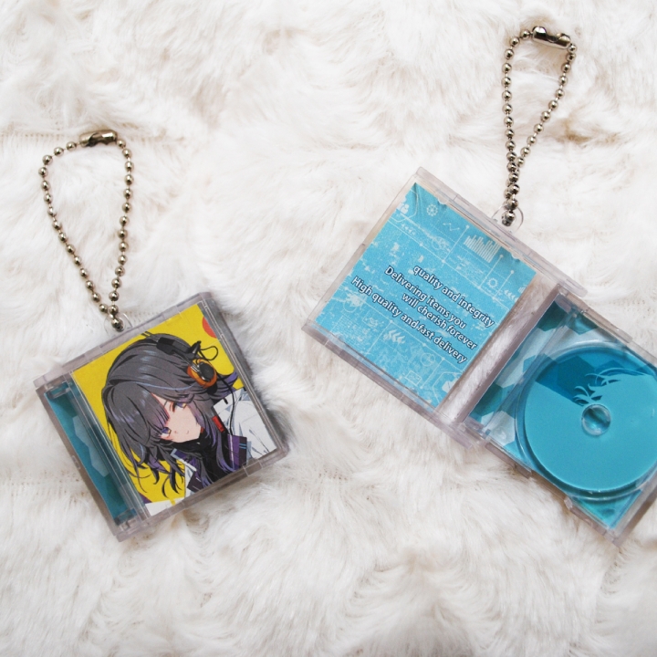 ボールチェーン付ミニCDケース