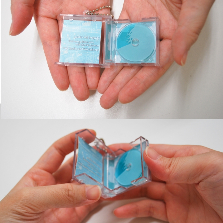 ボールチェーン付ミニCDケース