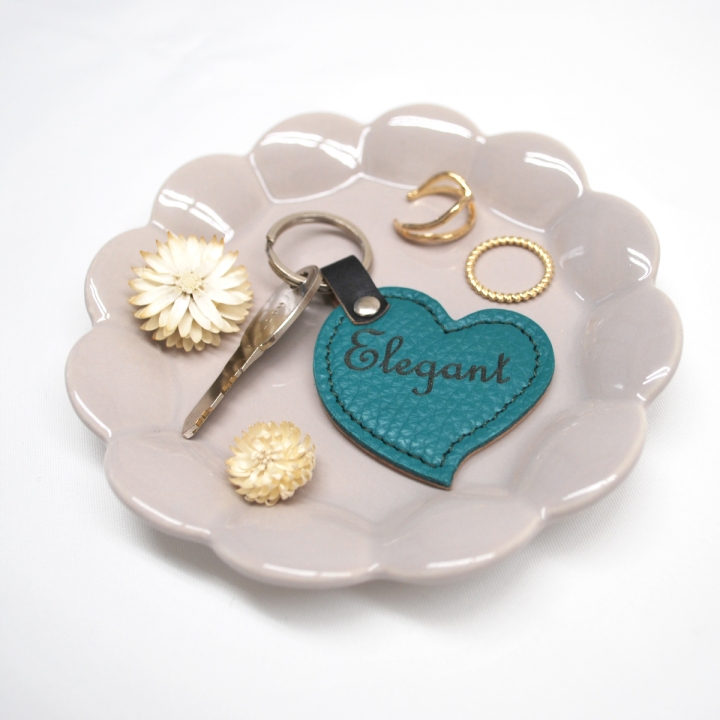 カラフル本皮製チャーム