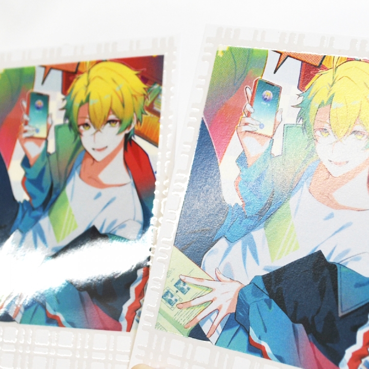 チェキ風厚盛ニスカード