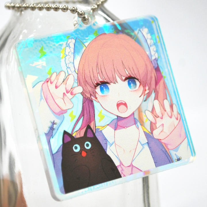 オーロラプリズムキーホルダー