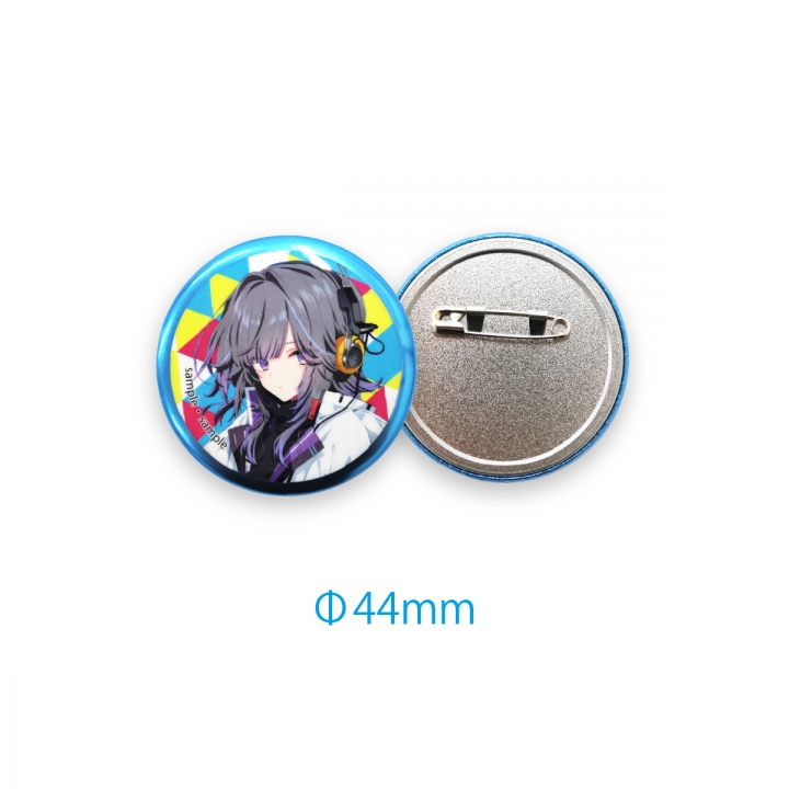 マイラーリング風缶バッジ44mm