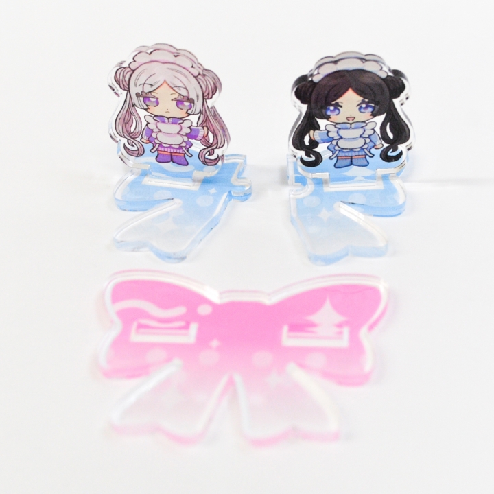 ペアアクリルスタンド（台座印刷あり）