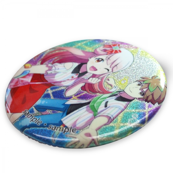 グリッター缶バッジ44mm
