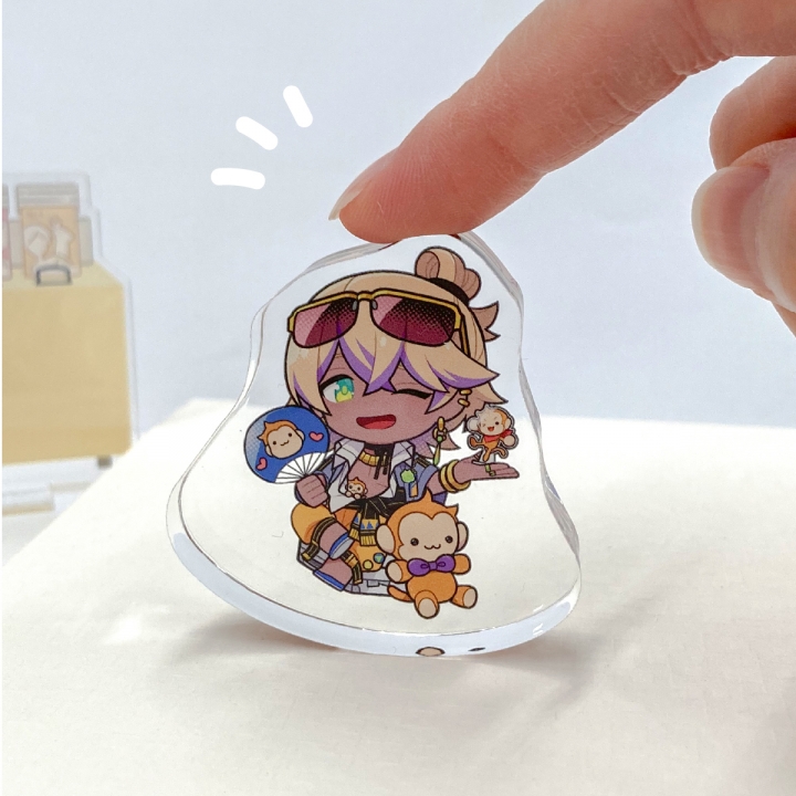ゆらゆらアクリルブロックスタンド