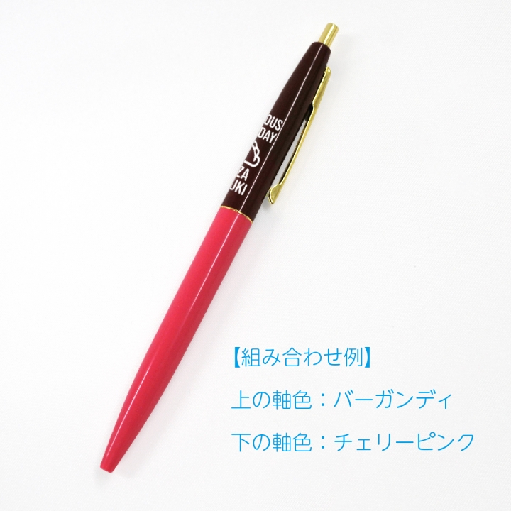 軸色組合せバイカラーボールペン
