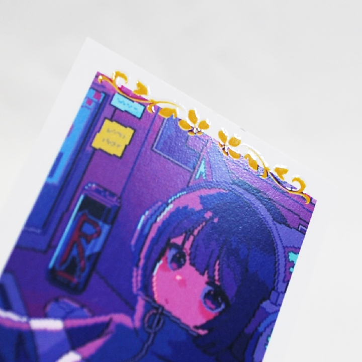 チェキ風厚盛ニスカード