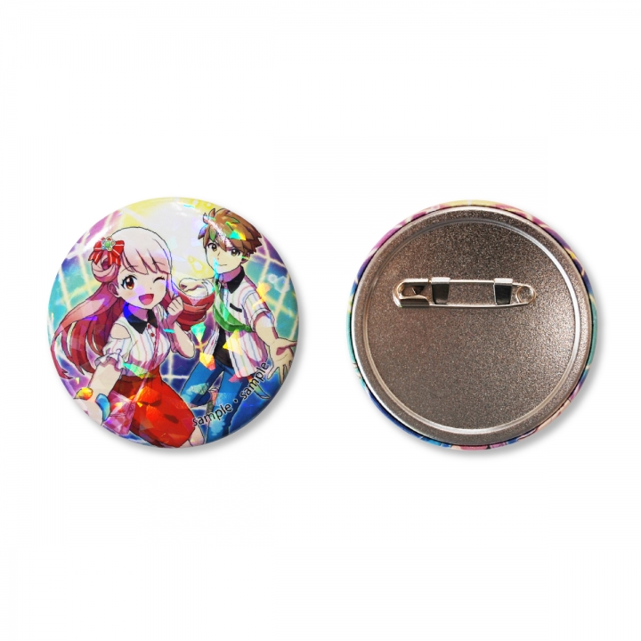 ホログラムPP缶バッジ57mm