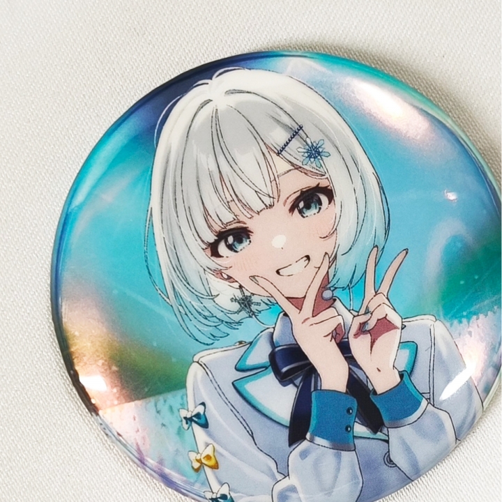 オーロラ缶バッジ57mm