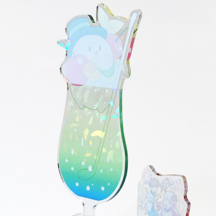 ホログラムアクリルスタンド(台座印刷あり)