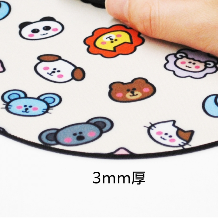 ソフトマウスパッド丸型