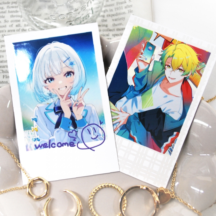 チェキ風厚盛ニスカード