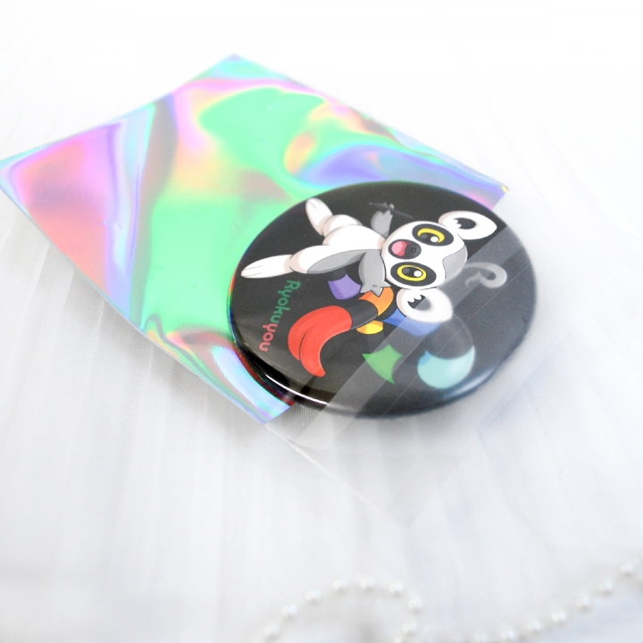 片面オーロラのり付き袋