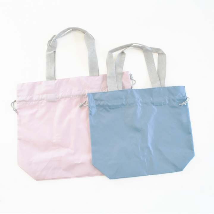 フリル巾着トート