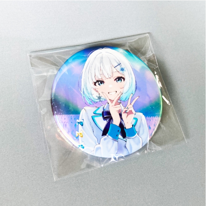 オーロラ缶バッジ57mm