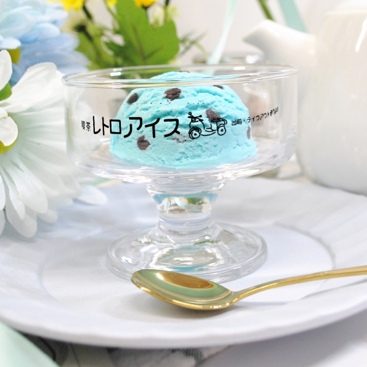 レトロ喫茶店アイスクリームグラス