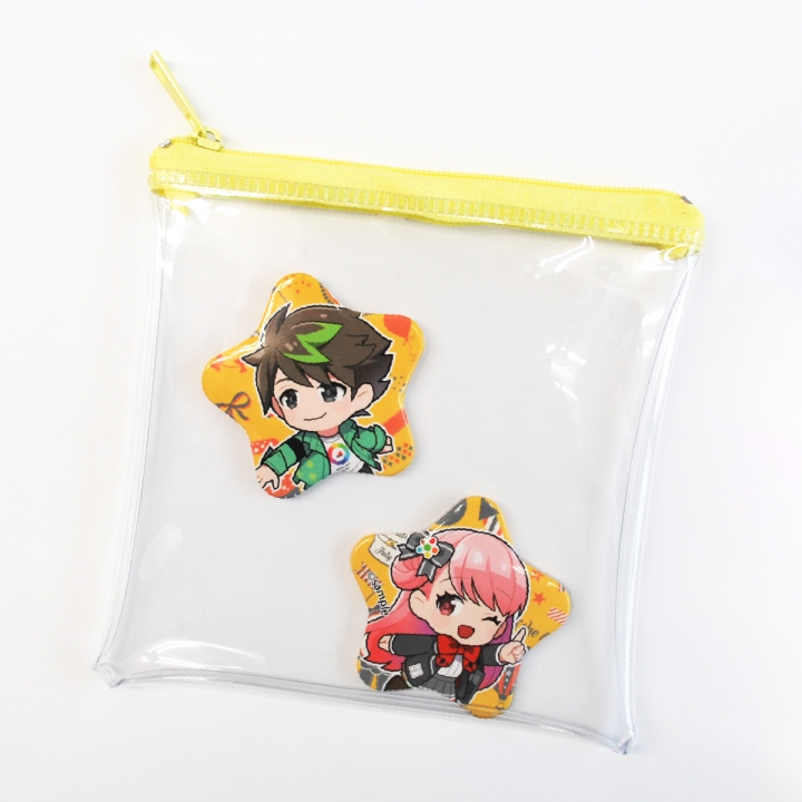 星形缶バッジ
