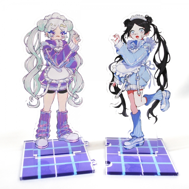 ペアアクリルスタンド（台座印刷あり）