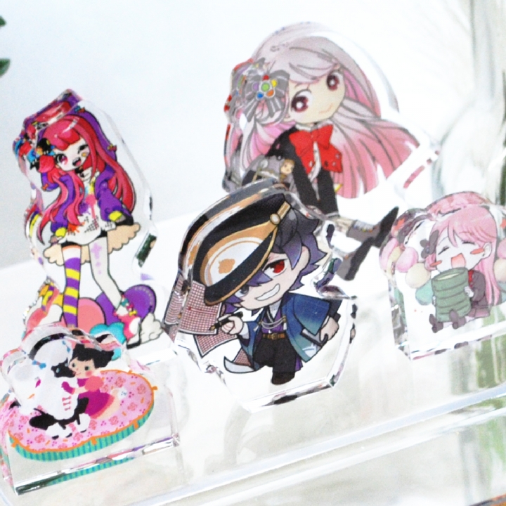 ダイカットアクリルブロックミニ