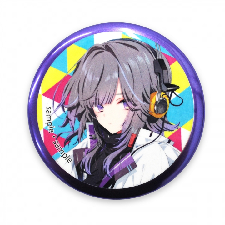 マイラーリング風缶バッジ76mm