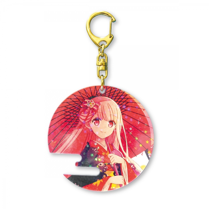 貼り合せホログラムアクリルキーホルダー