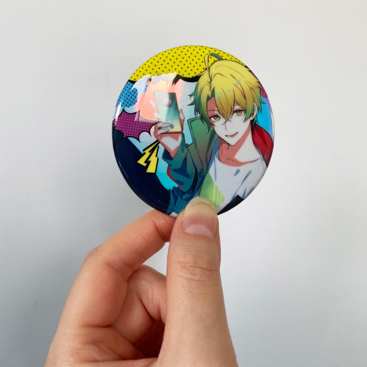オーロラ缶バッジ57mm