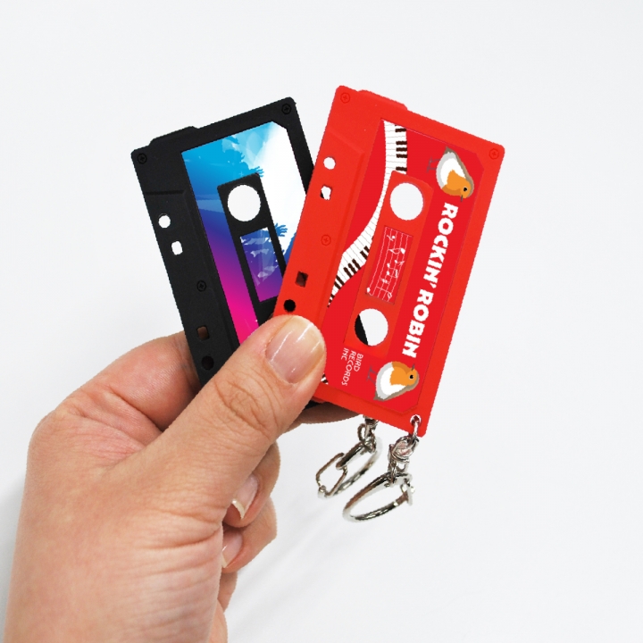 ミニカセットテープキーホルダー