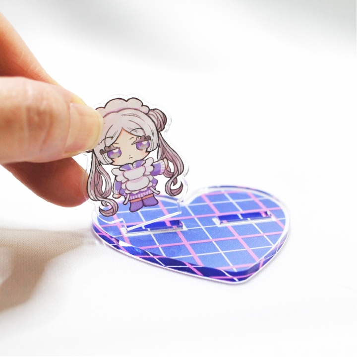 ペアアクリルスタンド（台座印刷あり）