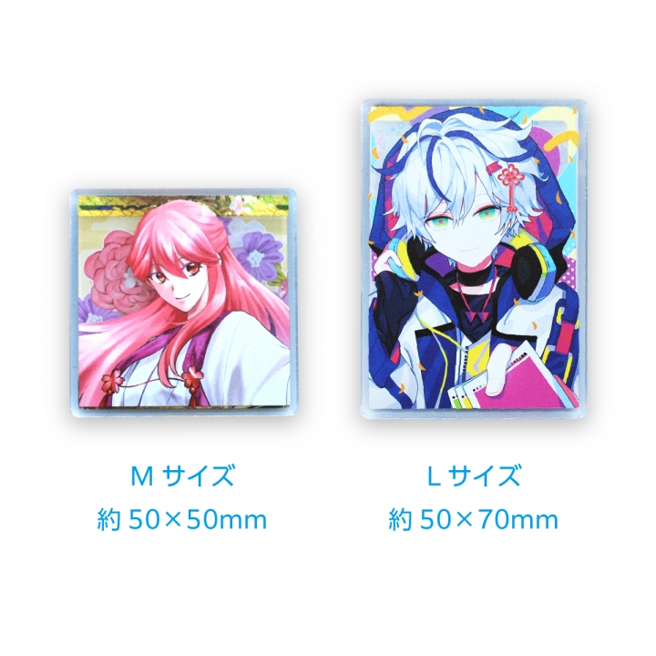 レイヤードアクリルマグネット