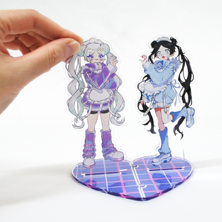 ペアアクリルスタンド（台座印刷なし）